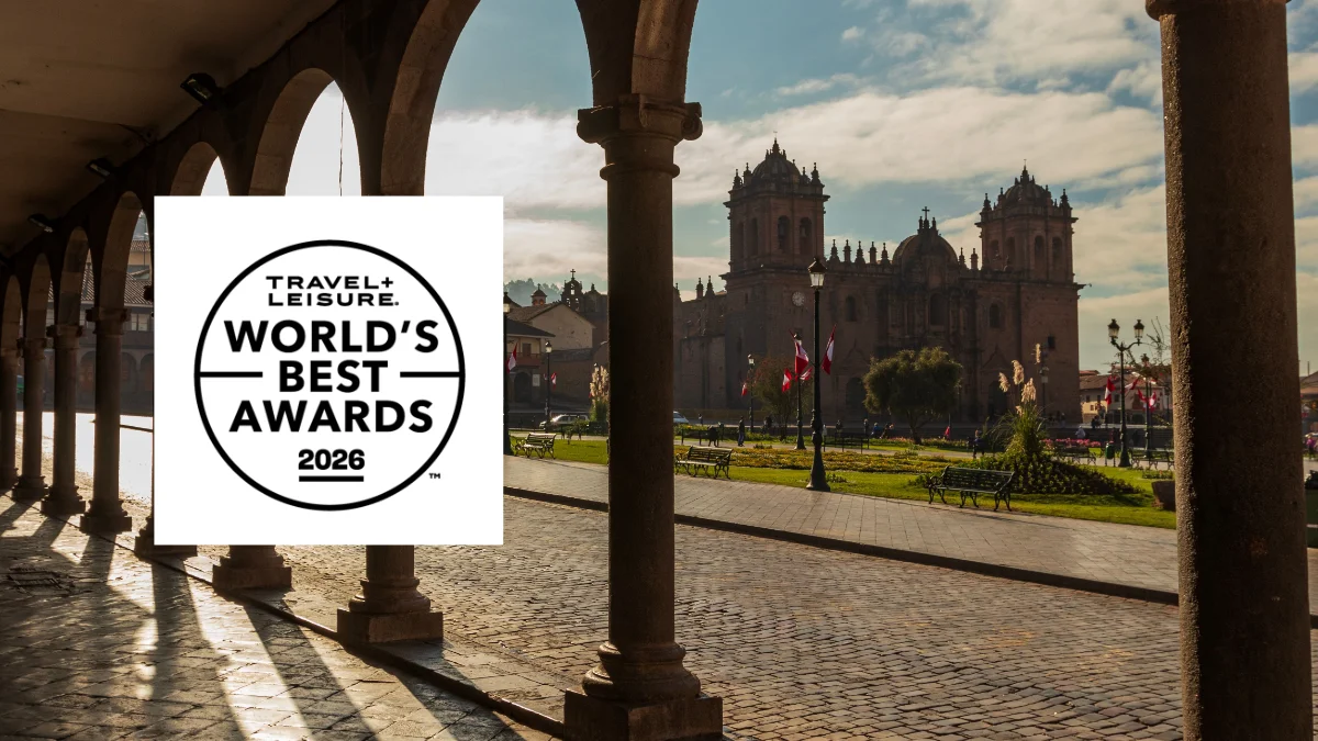 Travel + Leisure World's Best Awards 2026 ranking — Cusco Best City in Central and South America